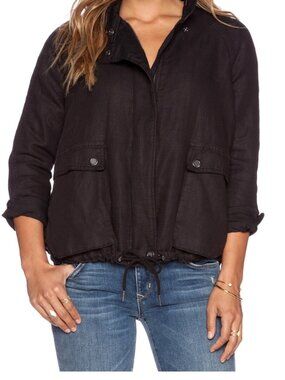 Free People Women's Swing Sporty Jacket in Black- Size S